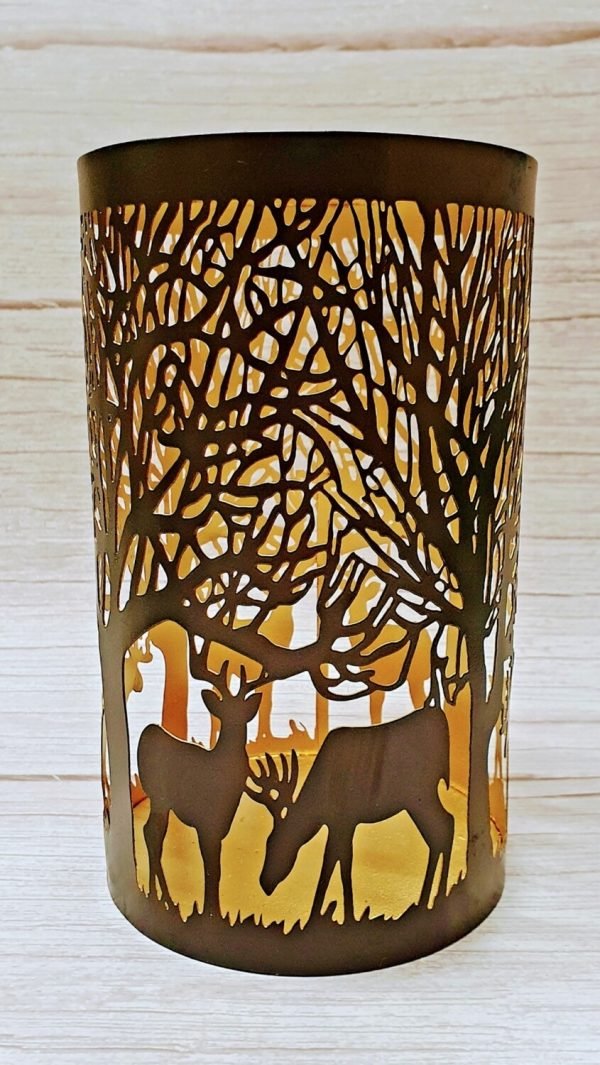 Glowray Stag in Forest Lantern - large